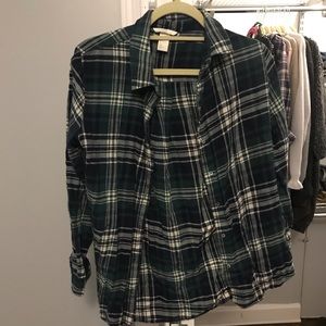 Flannel button down